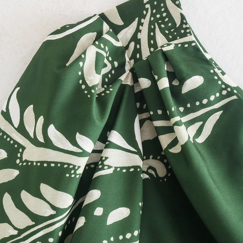 Women Chic Printed Mini Dresses Fashion Half Sleeve A Line Dresses Female Casual Beach Party Dresses Mujer Vestidos