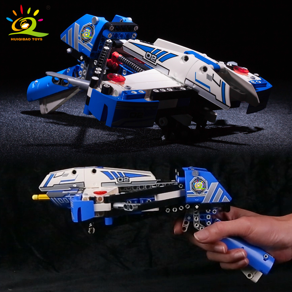 322pcs Crossbow Pistol Building Blocks Compatible legoingly Technic Weapon Gun Bricks Educational Shooting Toys for children boy