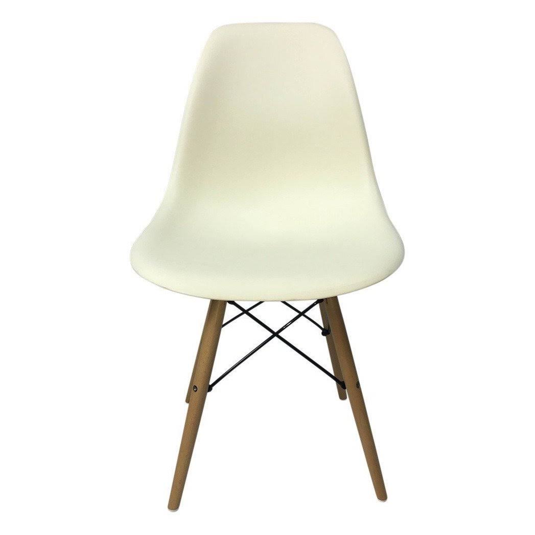 Eiffel Chair - Wooden Legs - light-green-pp, Light Walnut