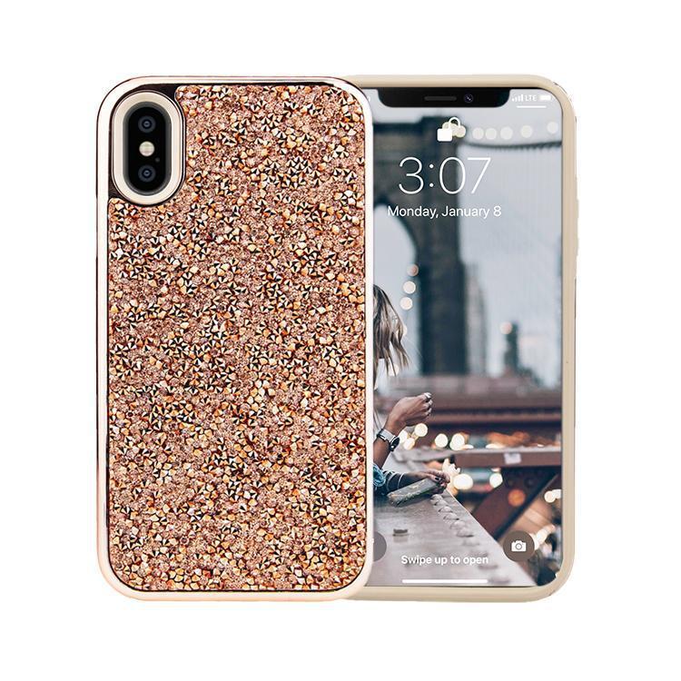 All That Glitter Rose Gold Crystal Case