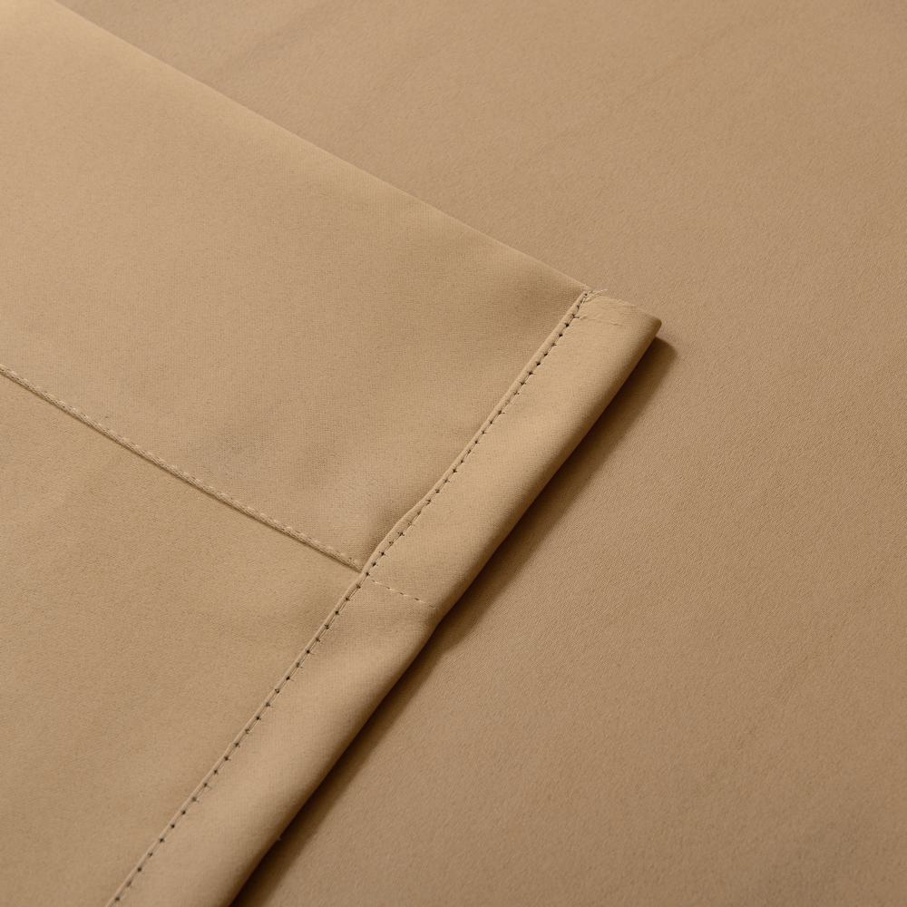 Antique Bronze Grommet Premium Heavyweight Room Divider Curtain Panel PAZ