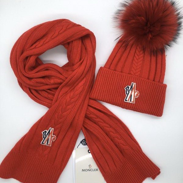 官网同步20秋季最新款-Moncler二​件套系‌列 围巾‎，帽子经‌典‎系‎列，精​致美感，精选毛线，手感超柔软，冬季必备款