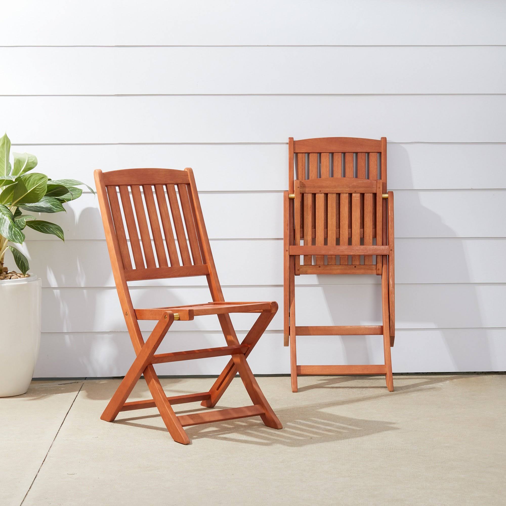Vifah V04 Folding Bistro Patio Dining Chair - 2 pack