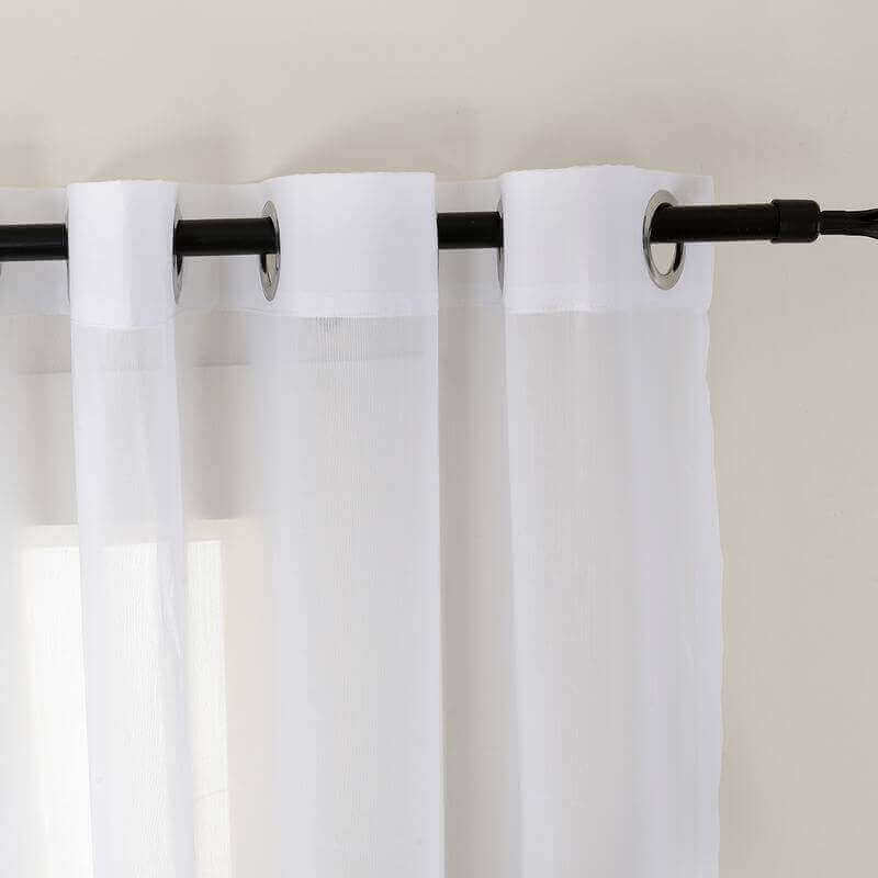 CUSTOM Hanna Teal Gradient Ombre Sheer Curtain Tulle Gradual Drapery