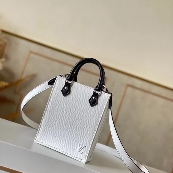 【原版皮】路易威登/LV Petit  Sac Plat手袋， Epi皮革浓缩经典设计，轻盈而充裕的构型可容纳手机等日常所需，可拆卸肩带实现手提，肩背和斜挎选择，款号：M69441