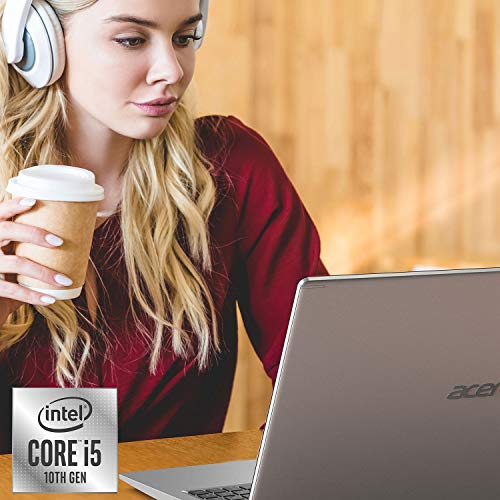 Acer Aspire 5 A515-55-56VK, 15.6  Full HD IPS Display, 10th Gen Intel Core i5-1035G1, 8GB DDR4, 256GB NVMe SSD, WiFi 6, HD Webcam, Fingerprint Reader, Backlit Keyboard, Windows 10 Home