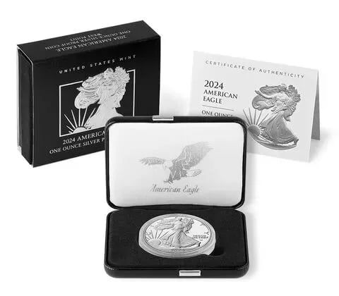 💥$1.99 Today Only 🪙 American Eagle 2024 One Ounce Silver Proof Coin