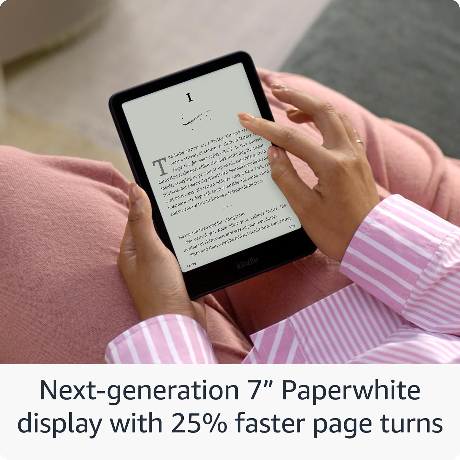 Amazon Kindle Paperwhite 16GB (newest model) – Our fastest Kindle ever, with new 7